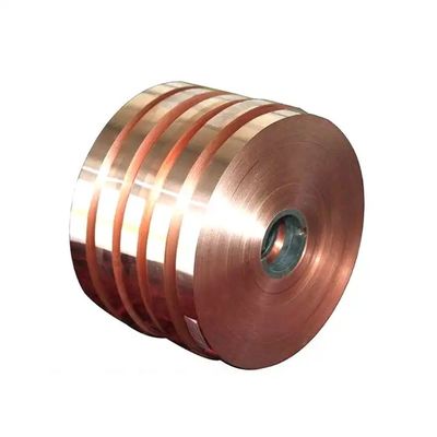 ผู้ผลิตมืออาชีพทองแดงฟอยล์ 0.1 มม. C2100 C2200 C2400 Copper Strip Coil