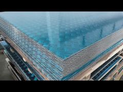 8 มม อลูมิเนียมเพชรแผ่นแผ่นโลหะกระจก perforated อลูมิเนียมเช็คแผ่นแผ่นหน้าต่าง